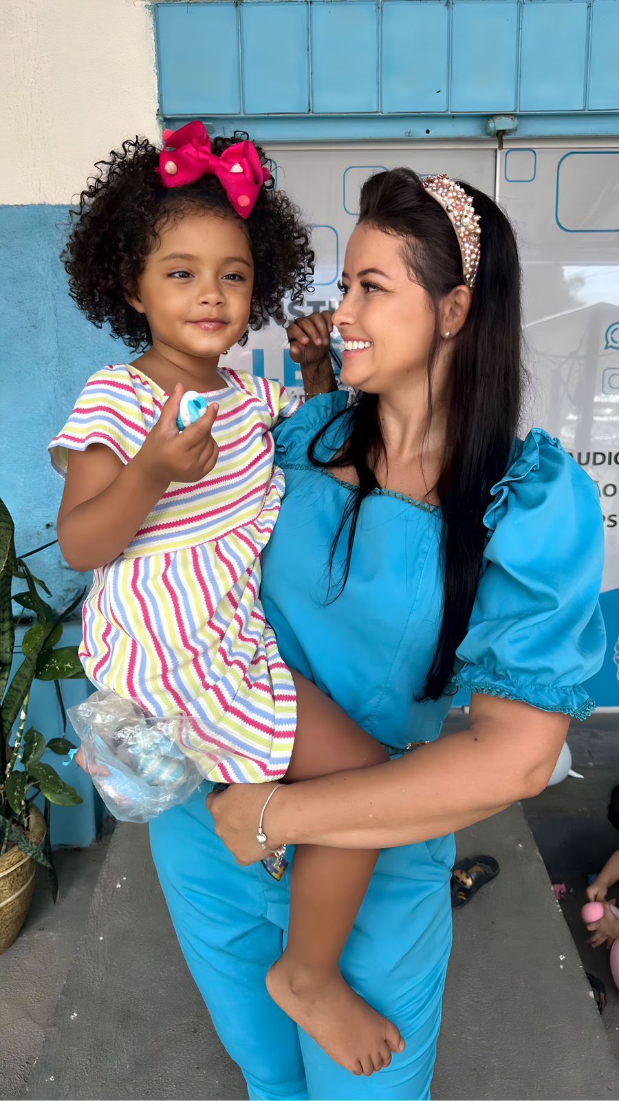 Família feliz - Instituto Leão